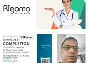 8 दिवसीय राष्ट्रीय प्रशिक्षण में डॉ पसबोला बने RHME एक्सपर्ट।