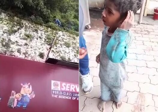 रैलिंग ना होने के चलते 50 मीटर गहरी खाई में गिर 2 साल का मासूम।