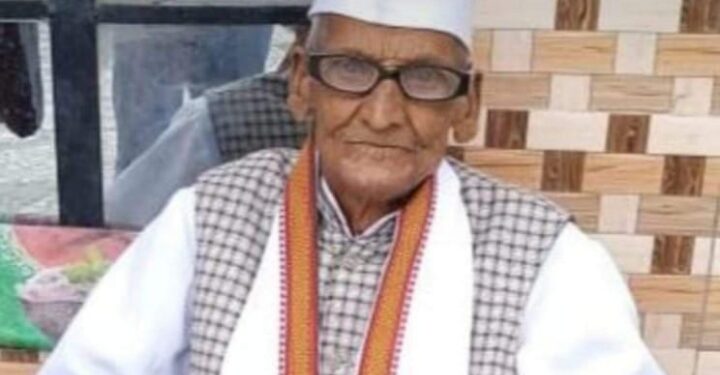 स्वतंत्रता संग्राम सेनानी चिंद्रिया लाल का निधन, राजकीय सम्मान के साथ होगा अंतिम संस्कार।