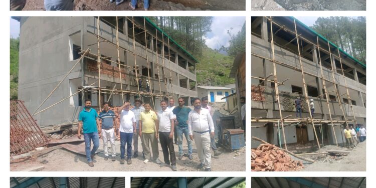 पुरोला विधायक ने किया आराकोट बंगाण क्षेत्र में निर्माण कार्यों का निरीक्षण, अधिकारियों को दिए दिशानिर्देश।