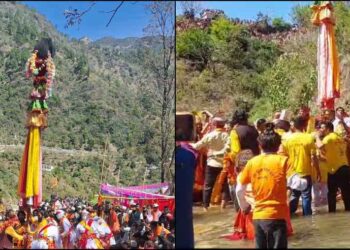 मां चंडिका की देवरा यात्रा: सौ वर्षों बाद सिमली में भक्तों का जनसैलाब उमड़ा