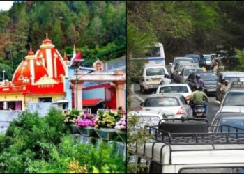 नैनीताल में 11 किलोमीटर लंबा जाम, श्रद्धालु और पर्यटक परेशान