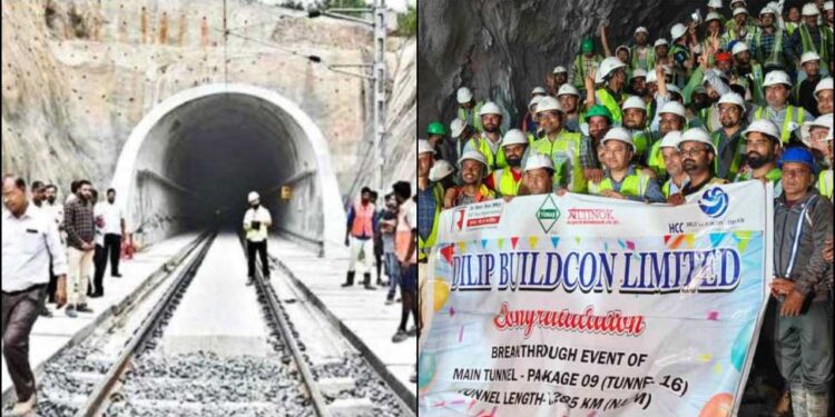 ऋषिकेश-कर्णप्रयाग रेलवे परियोजना: अंतिम टनल का सफल ब्रेकथ्रू, परियोजना ने ली घरी तेजी