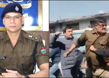 भाजपा नेता ने की दरोगा की पिटाई, पुलिस ने किया गिरफ्तार